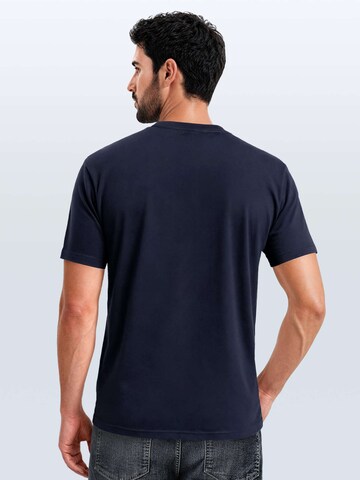 Neverless Shirt 'NVLS Athletics' in Blue