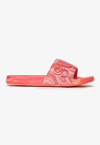 Mule 'Marble' Superdry en rose