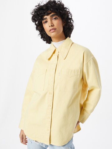 Camicia da donna 'Jadon Denim Shirt' di LEVI'S ® in giallo: frontale