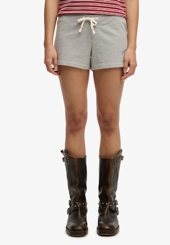 Regular Pantalon 'Athletic Essentials' Superdry & Co en gris : devant