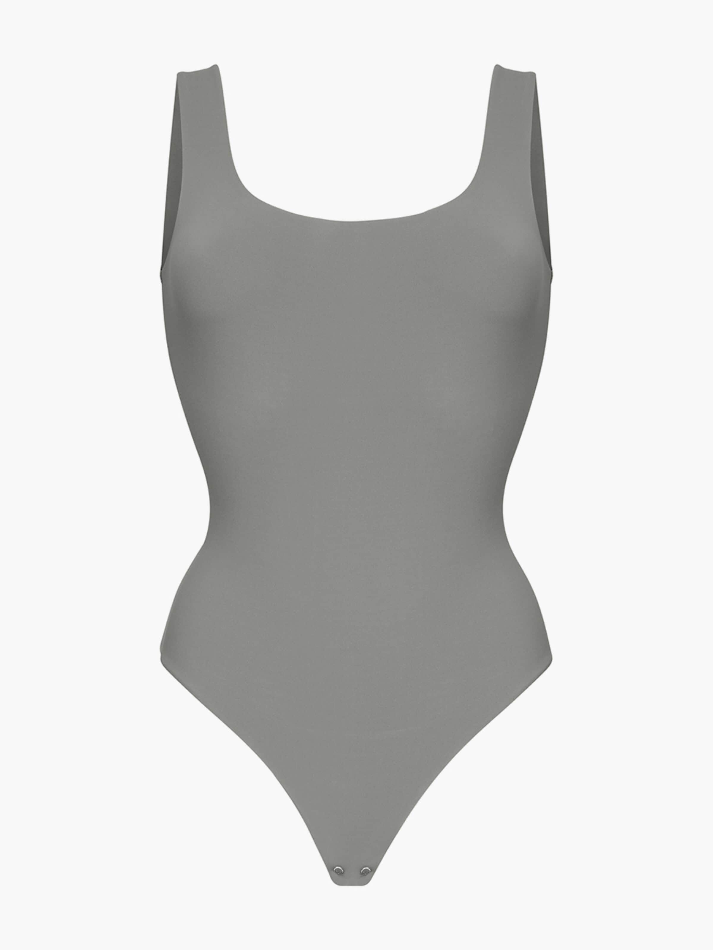 cfab (formerly creamy fabrics) Shapingbody 'Low Back - Body' i grå: framsida