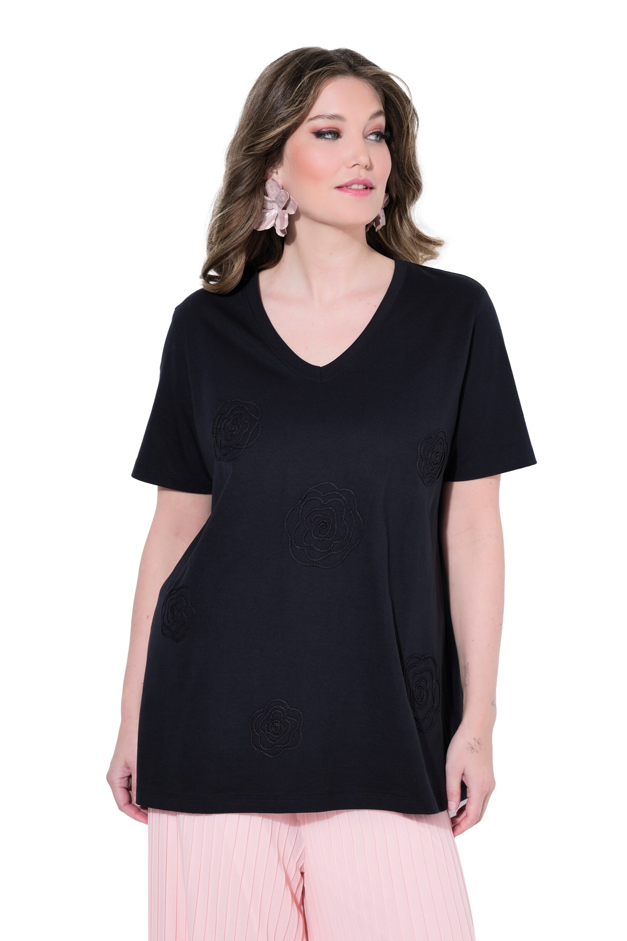 MIAMODA T-Shirt in Schwarz: Vorderseite