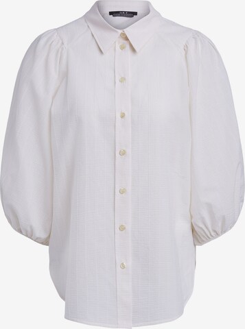 SET Bluse in Wit: voorkant
