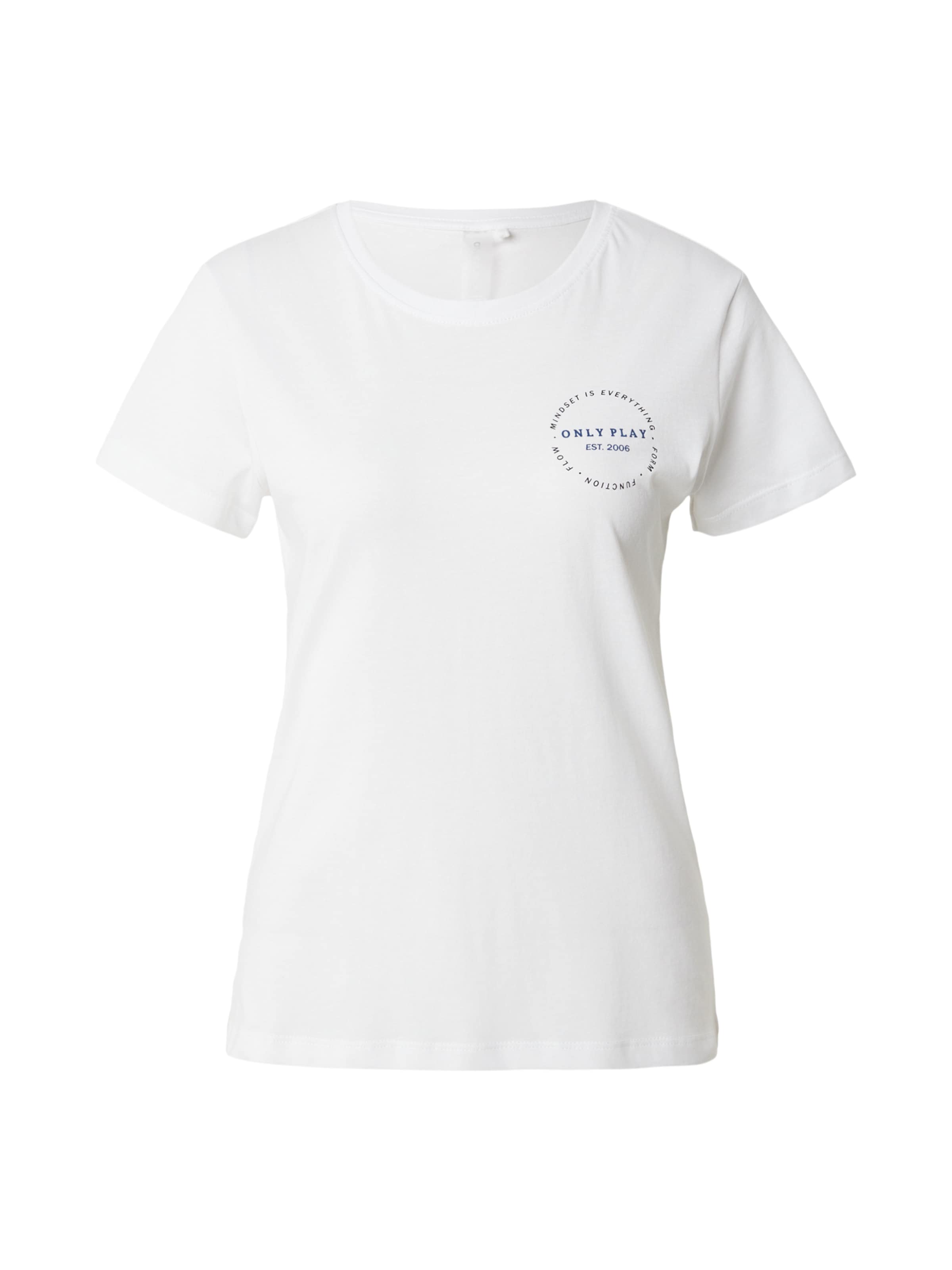 ONLY PLAY - Camiseta funcional 'ONPPICA' en blanco: frente