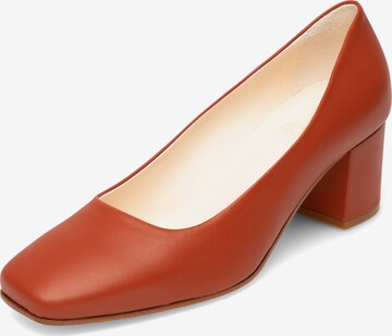 Henry Stevens Pumps 'Audrey P50' in Rood: voorkant