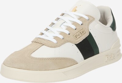 Polo Ralph Lauren Sneaker 'HTR AERA' in beige / dunkelgrün / schwarz / weiß, Produktansicht