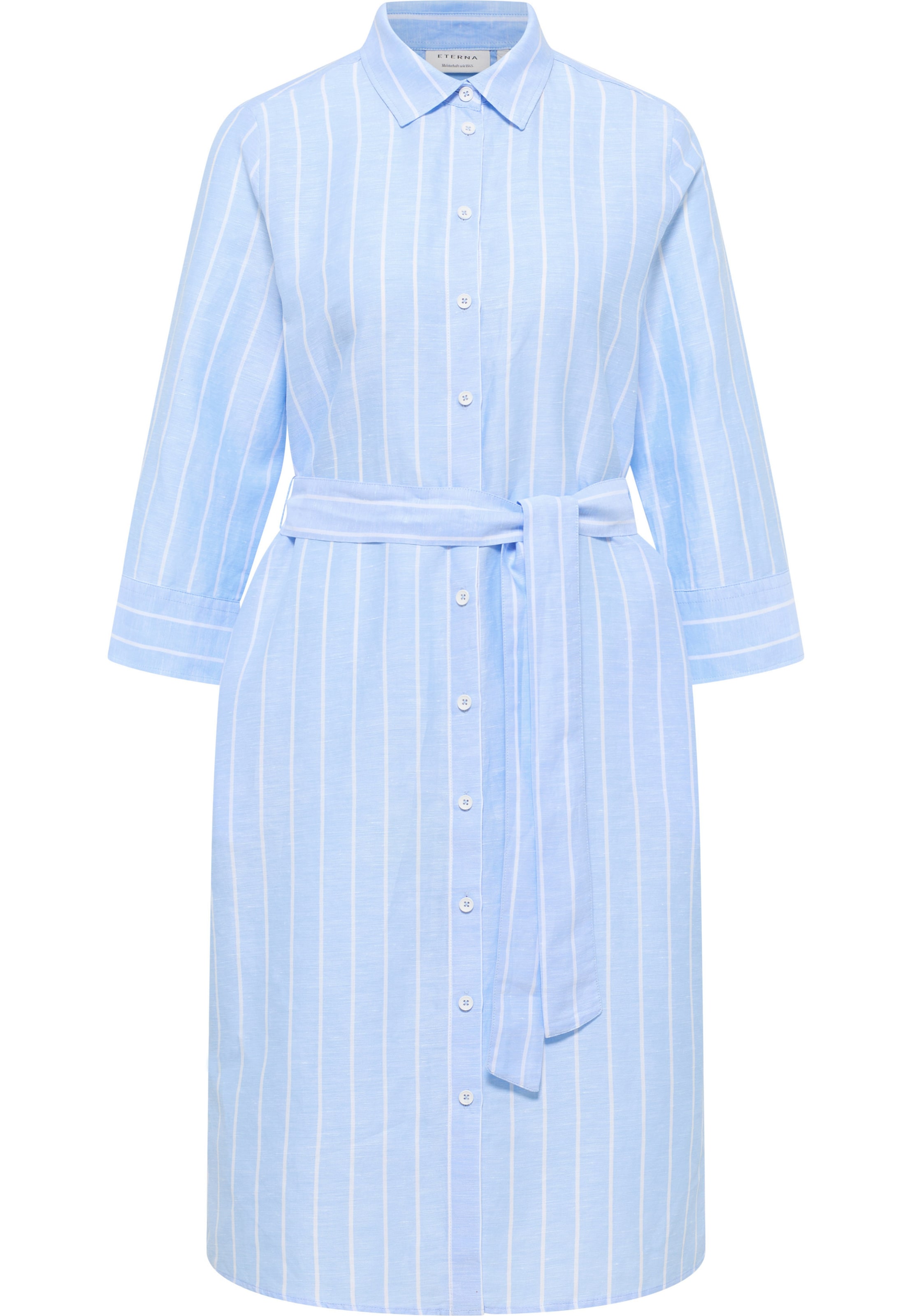 ETERNA Blousejurk in Blauw: voorkant