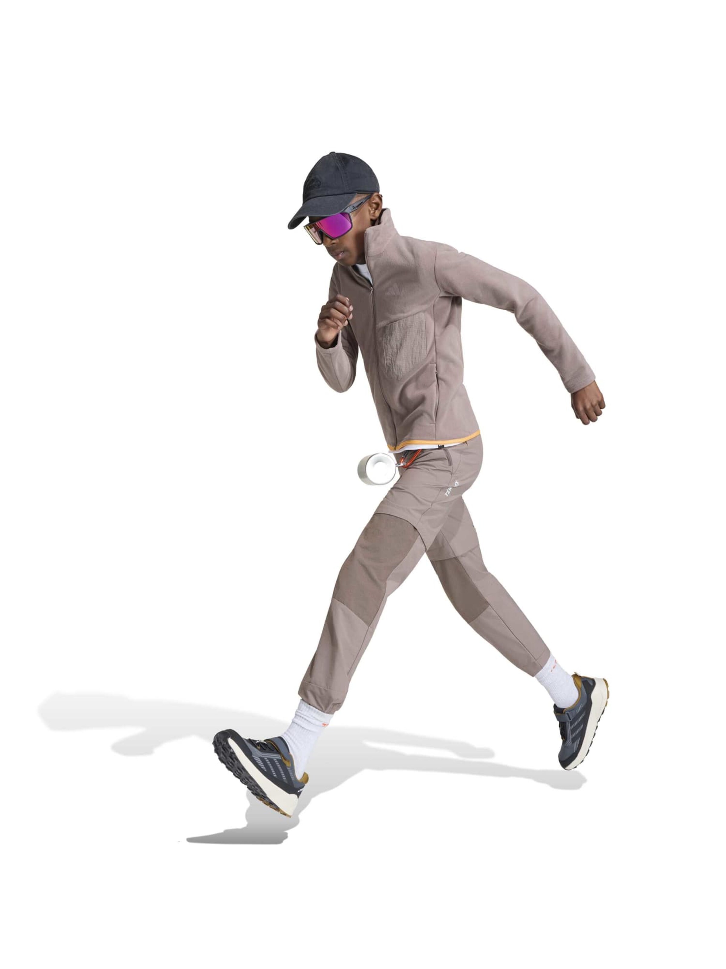 ADIDAS TERREX Λειτουργική ζακέτα φλις σε καφέ