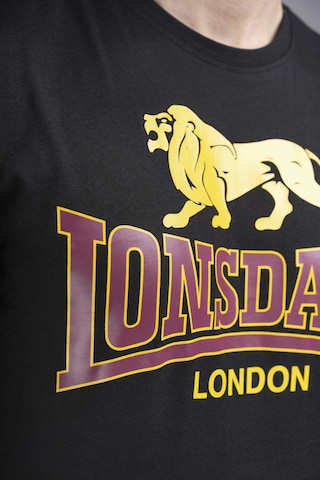 LONSDALE Shirt 'Taverham' in Zwart