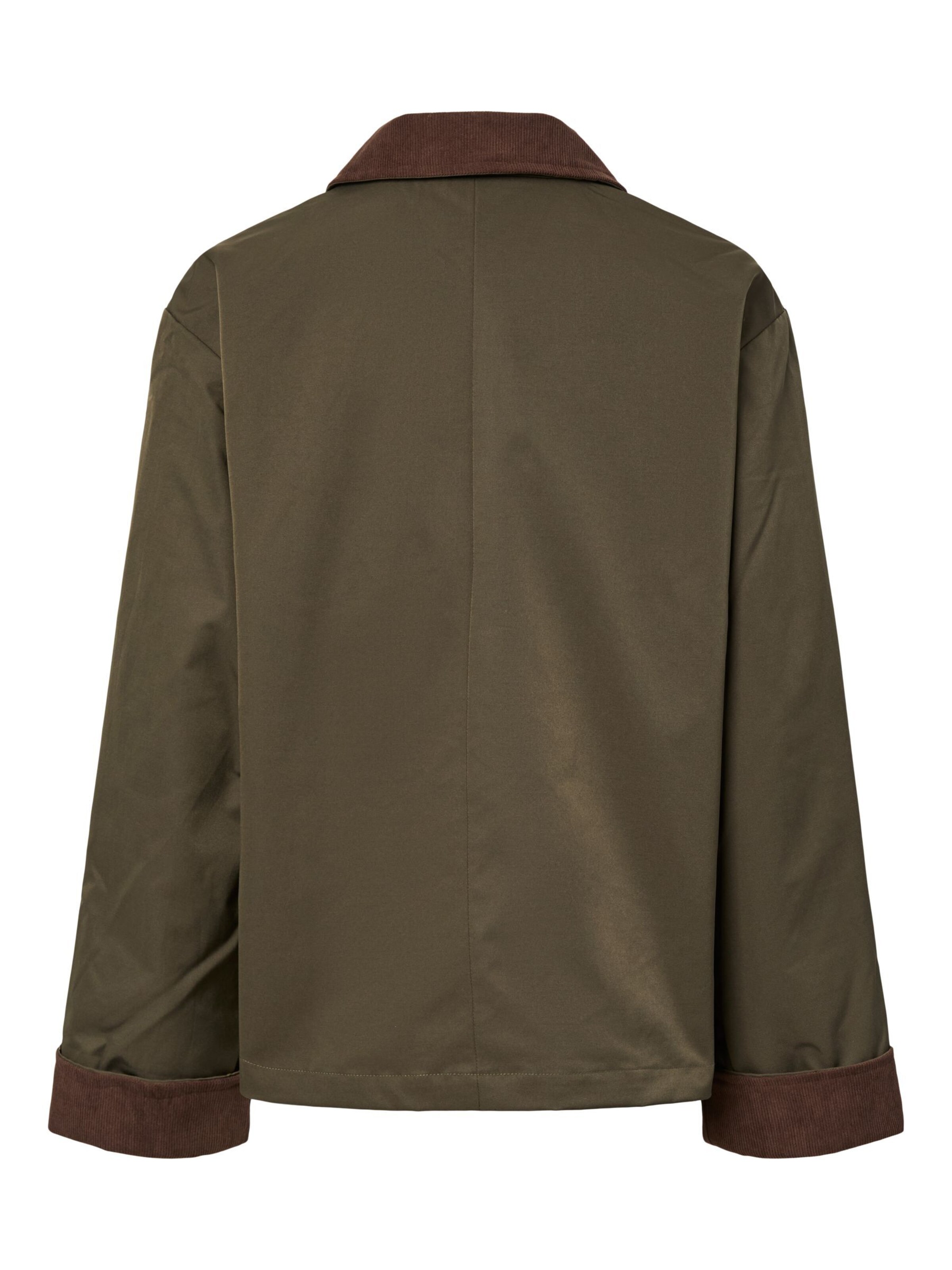 PIECES Overgangsjakke 'PCJorma' i grøn