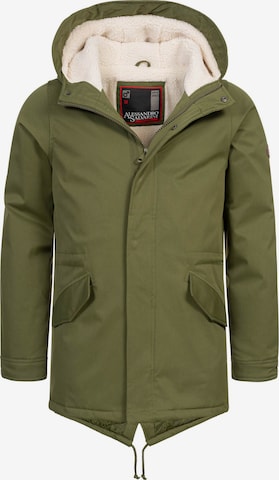 Alessandro Salvarini Winter parka 'AS138' in Green: front