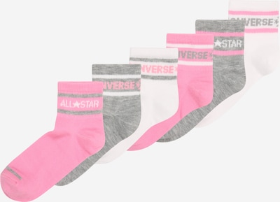 Kojinės iš CONVERSE, spalva – margai pilka / rožinė / balta, Prekių apžvalga