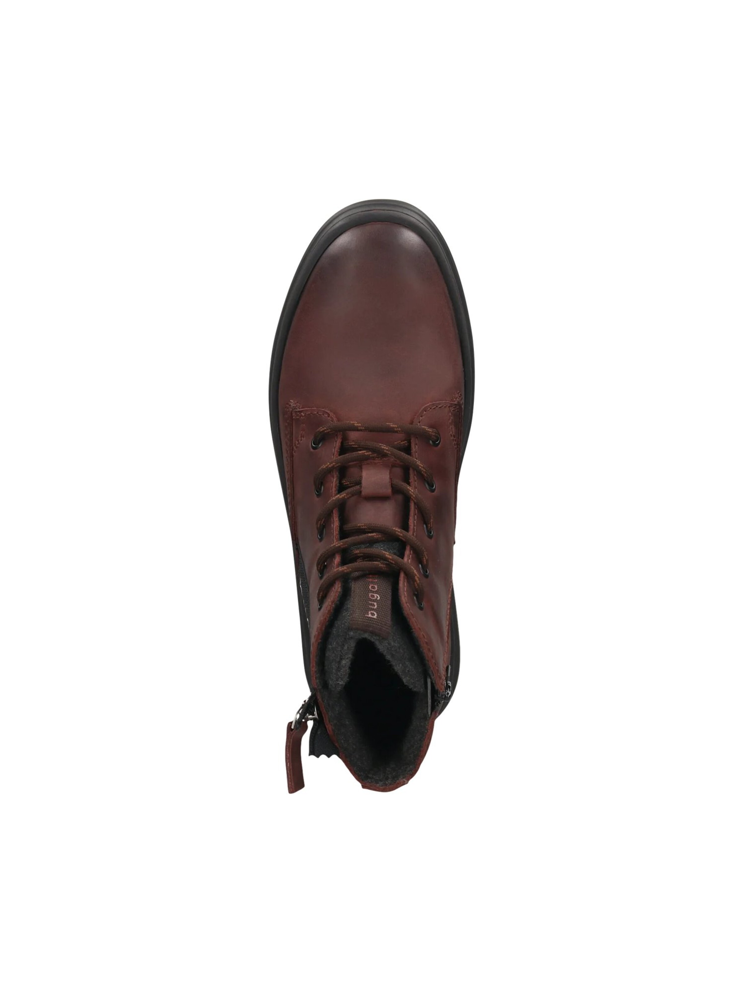 Bottes à lacets bugatti en rouge