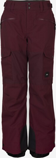 Sportinės kelnės iš O'NEILL, spalva – vyšninė spalva / juoda, Prekių apžvalga