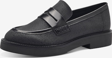 MARCO TOZZI - Sapato Slip-on em preto: frente