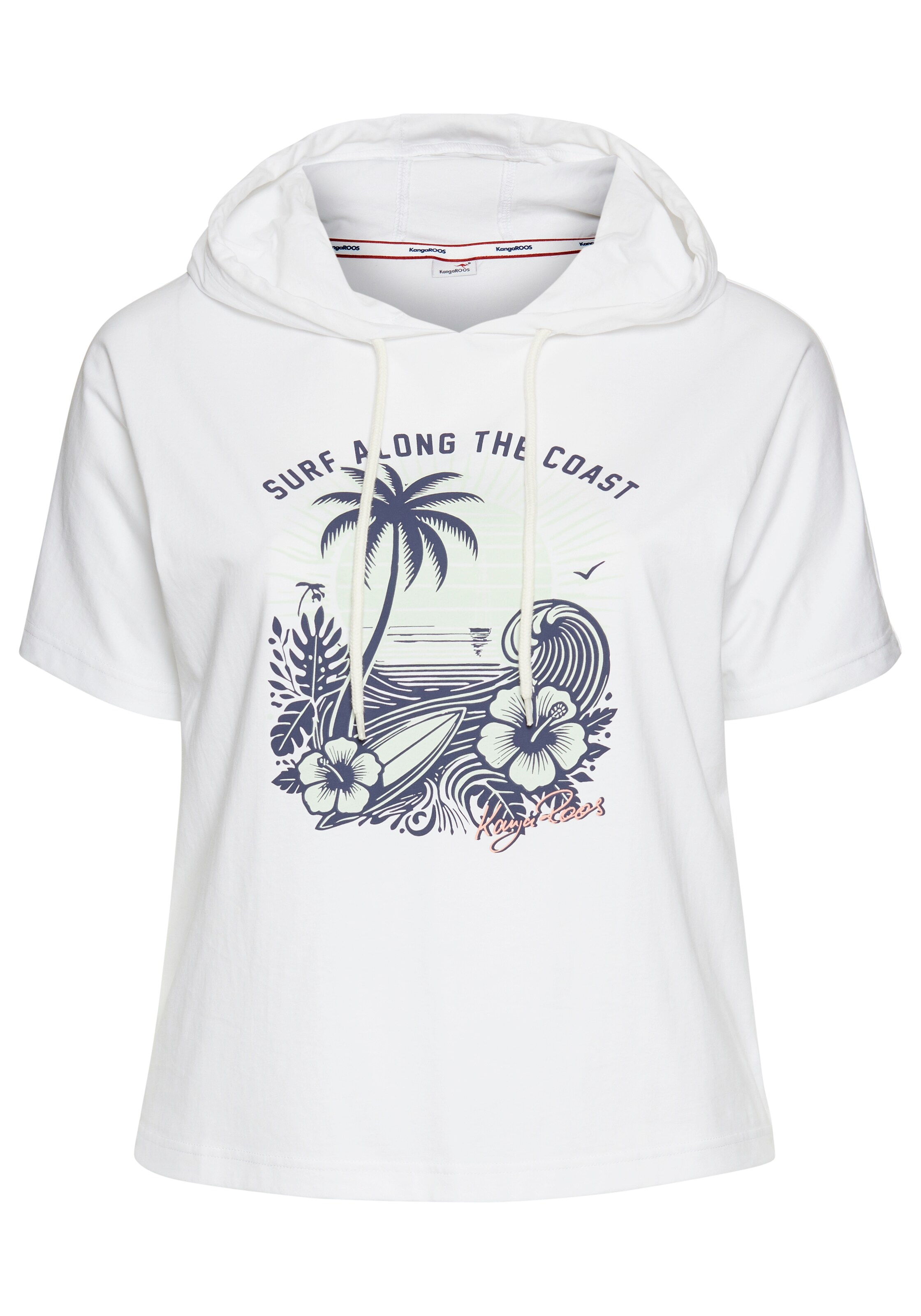 KangaROOS Shirt in White: front