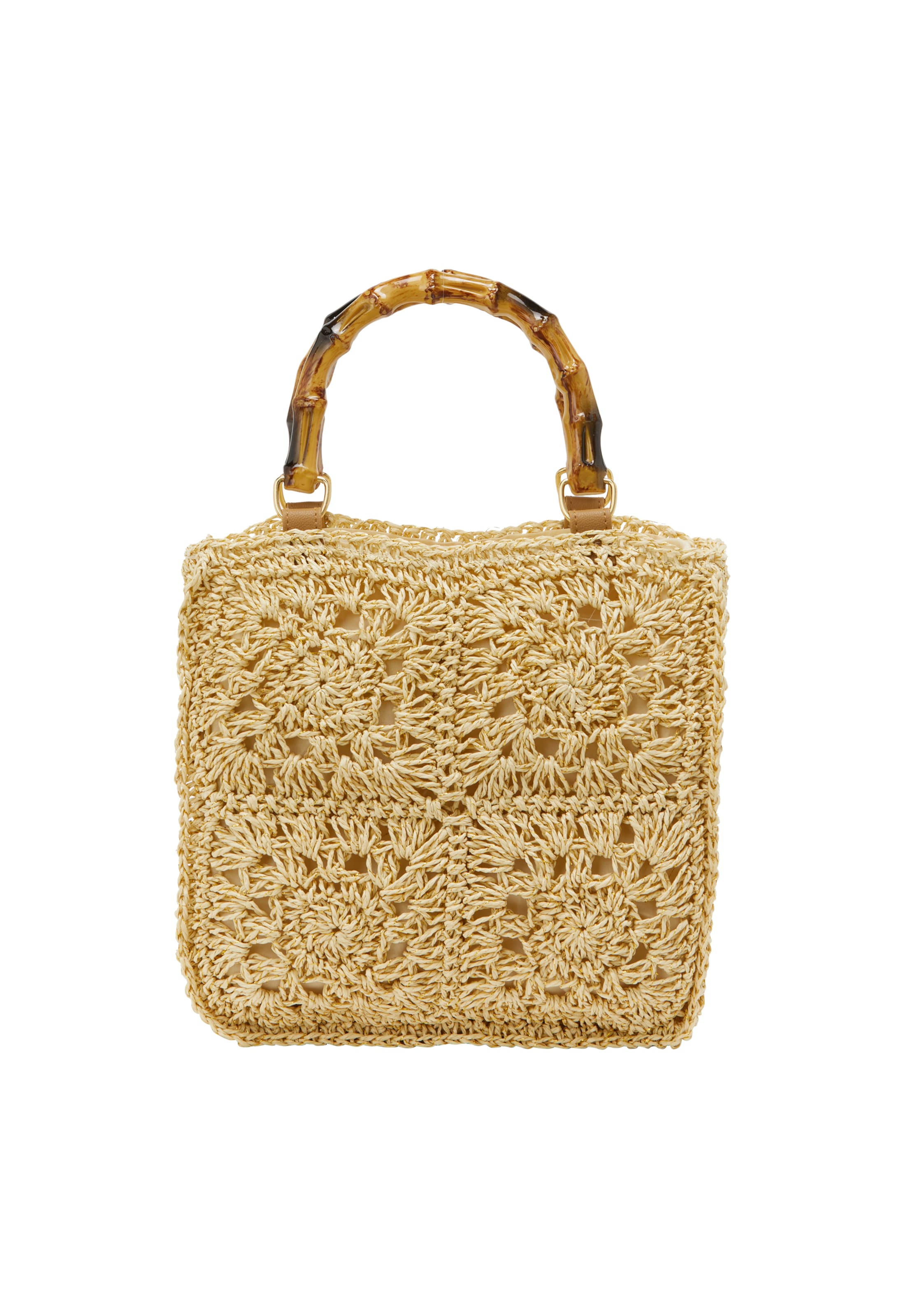 ebeeza - Bolso de mano en beige: frente