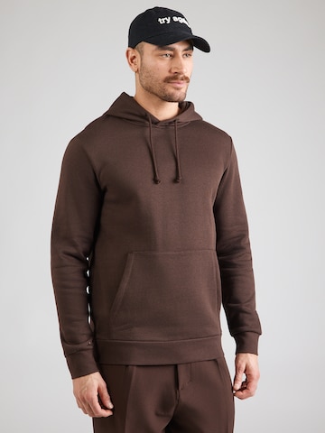Only & Sons Суичър 'ONSCHASE' в кафяво: отпред