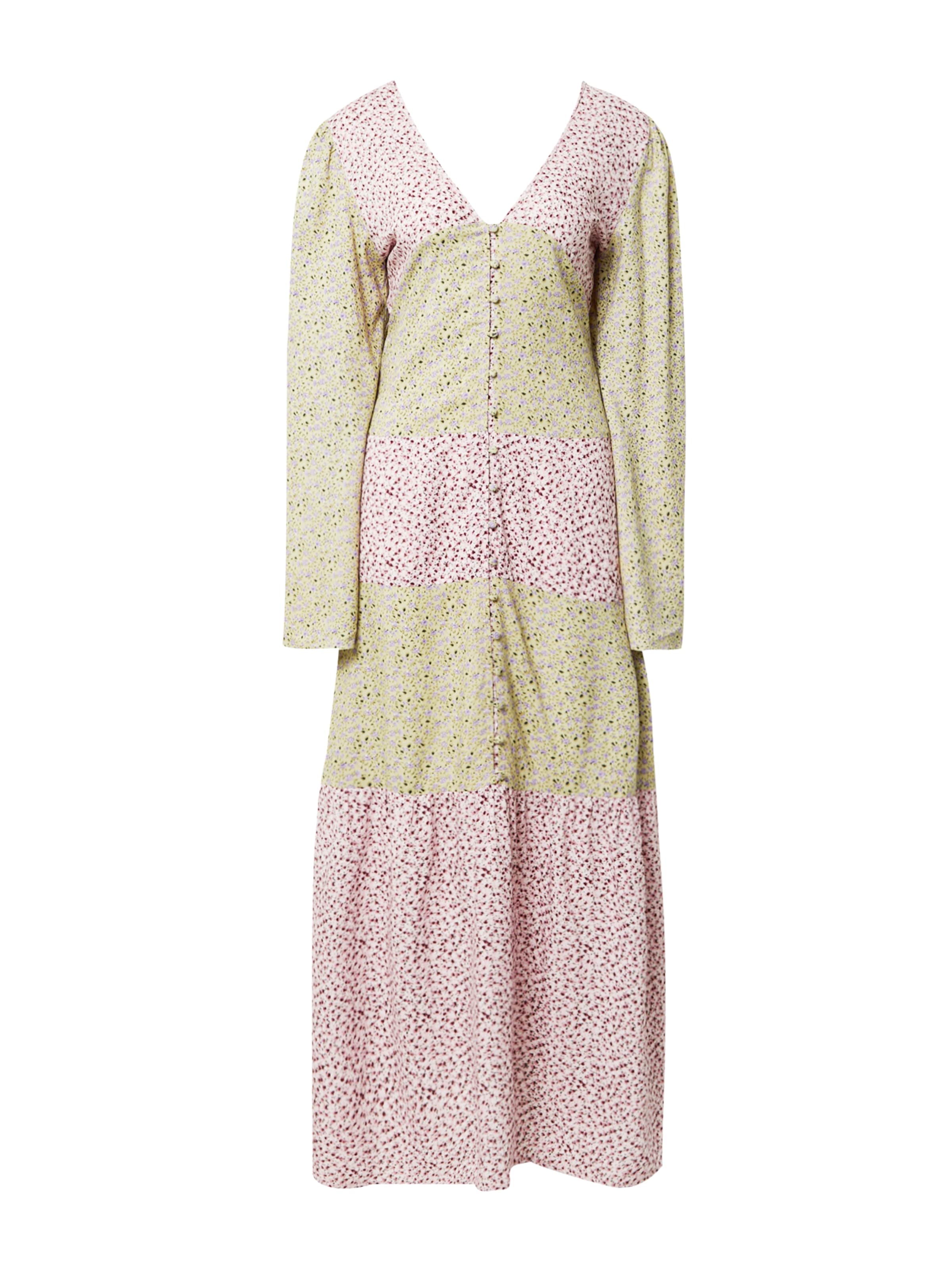 Robe-chemise Nasty Gal en mélange de couleurs : devant