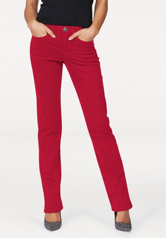 ARIZONA Regular Jeans in Red: front