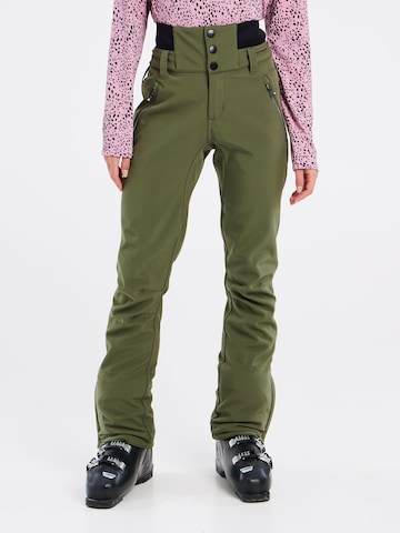 PROTEST Slimfit Sportbroek 'LULLABY' in Groen