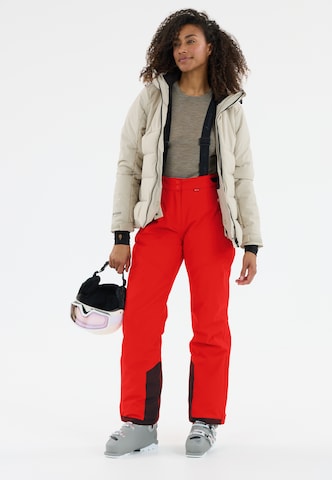 Whistler Regular Sports trousers in Red