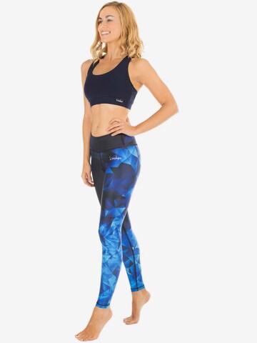 Skinny Pantalon de sport 'AEL102' Winshape en bleu