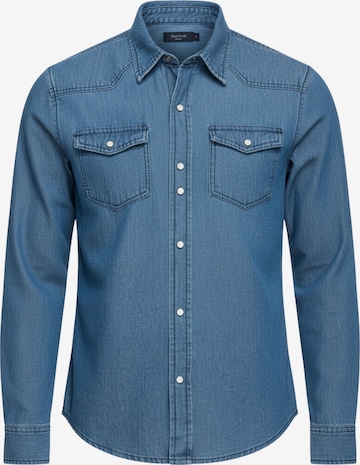 Ombre Overhemd in Blauw: voorkant