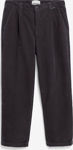 pilka ARMEDANGELS Standartinis Klostuotos kelnės 'ARAANIO': priekis