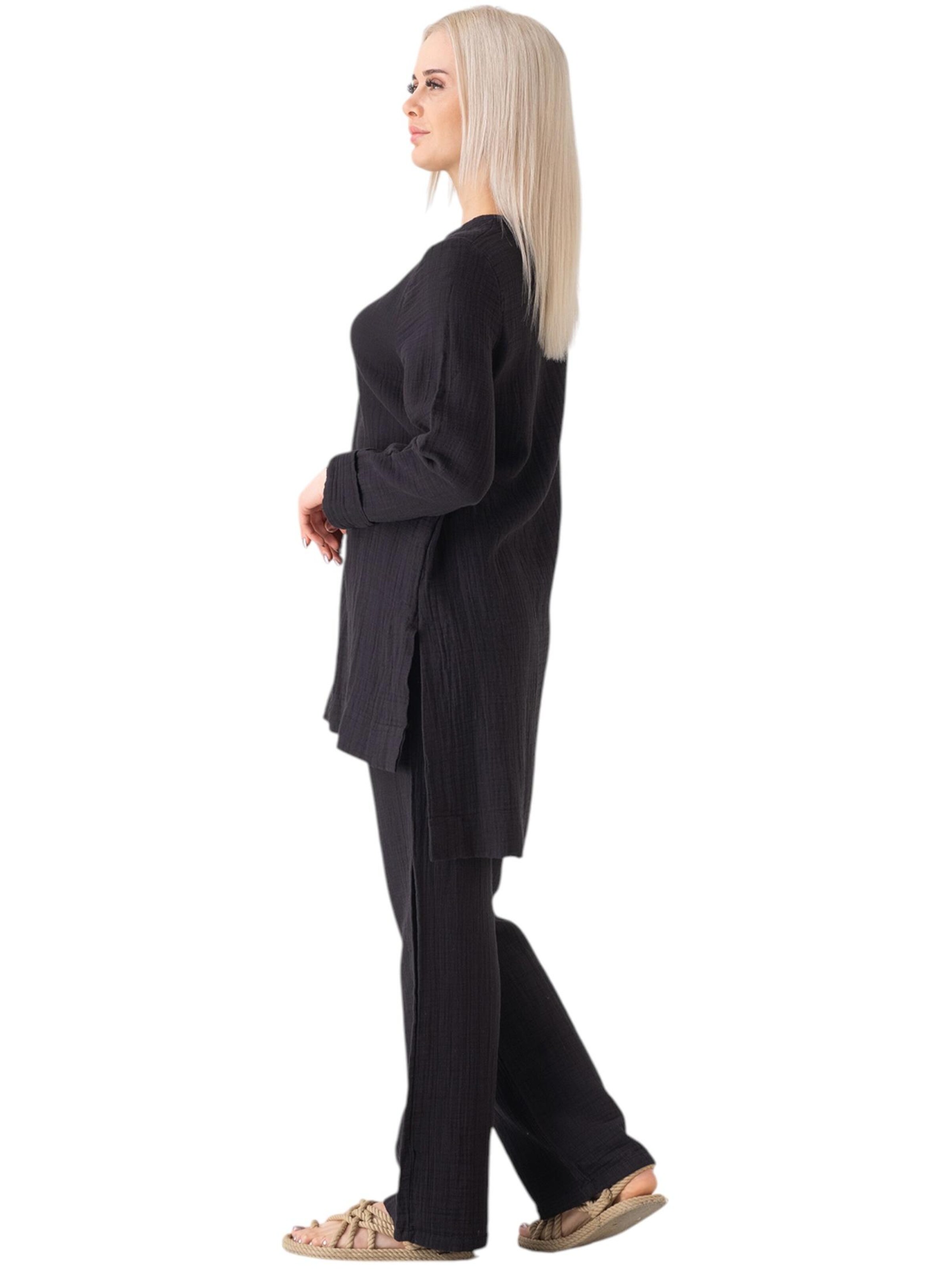 Tenue d'intérieur 'Ayda Modest' WENOR en noir