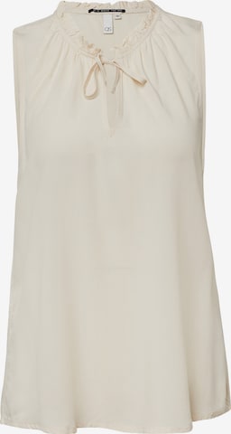 QS Blusentop in Beige: Vorderseite