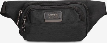 Marsupio di Coveri Collection in nero: frontale