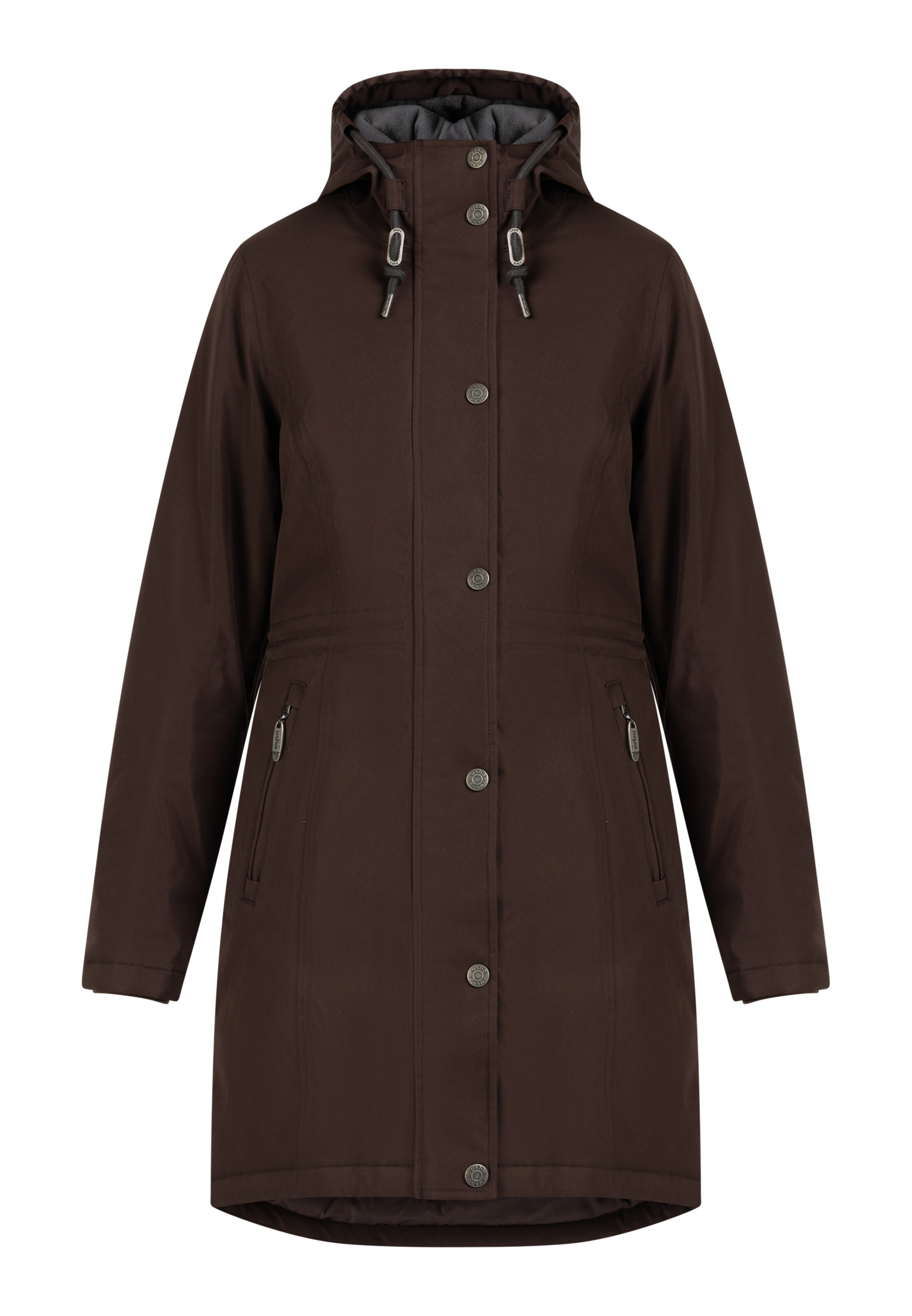 usha BLUE LABEL Зимняя парка в Коричневый: спереди