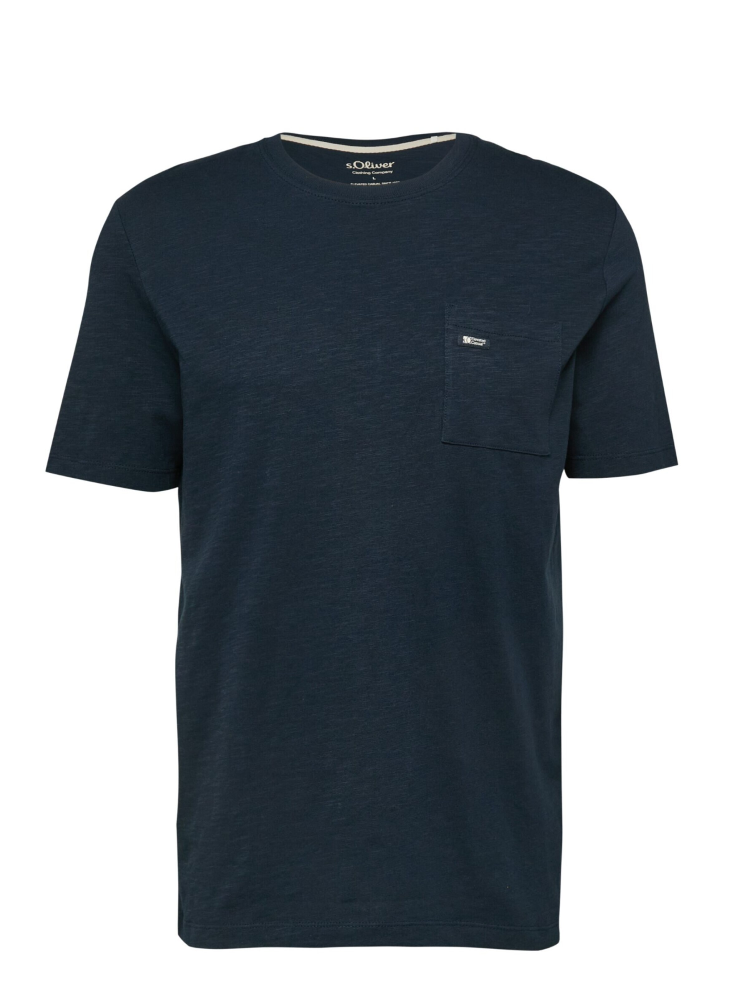 s.Oliver Shirt 's.Oliver - Heren t-shirt' in XL in de kleur Marine, Productweergave