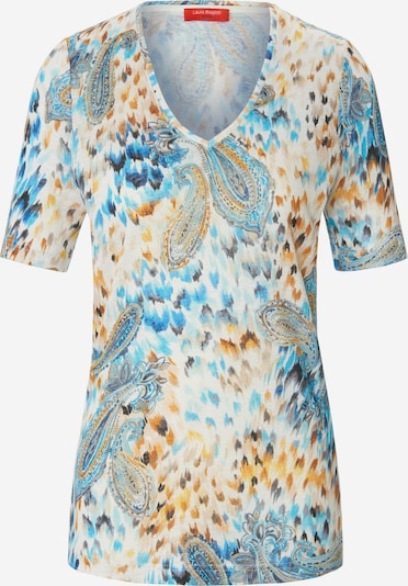 Laura Biagiotti Roma Shirt in navy / hellblau / orange / hellorange, Produktansicht