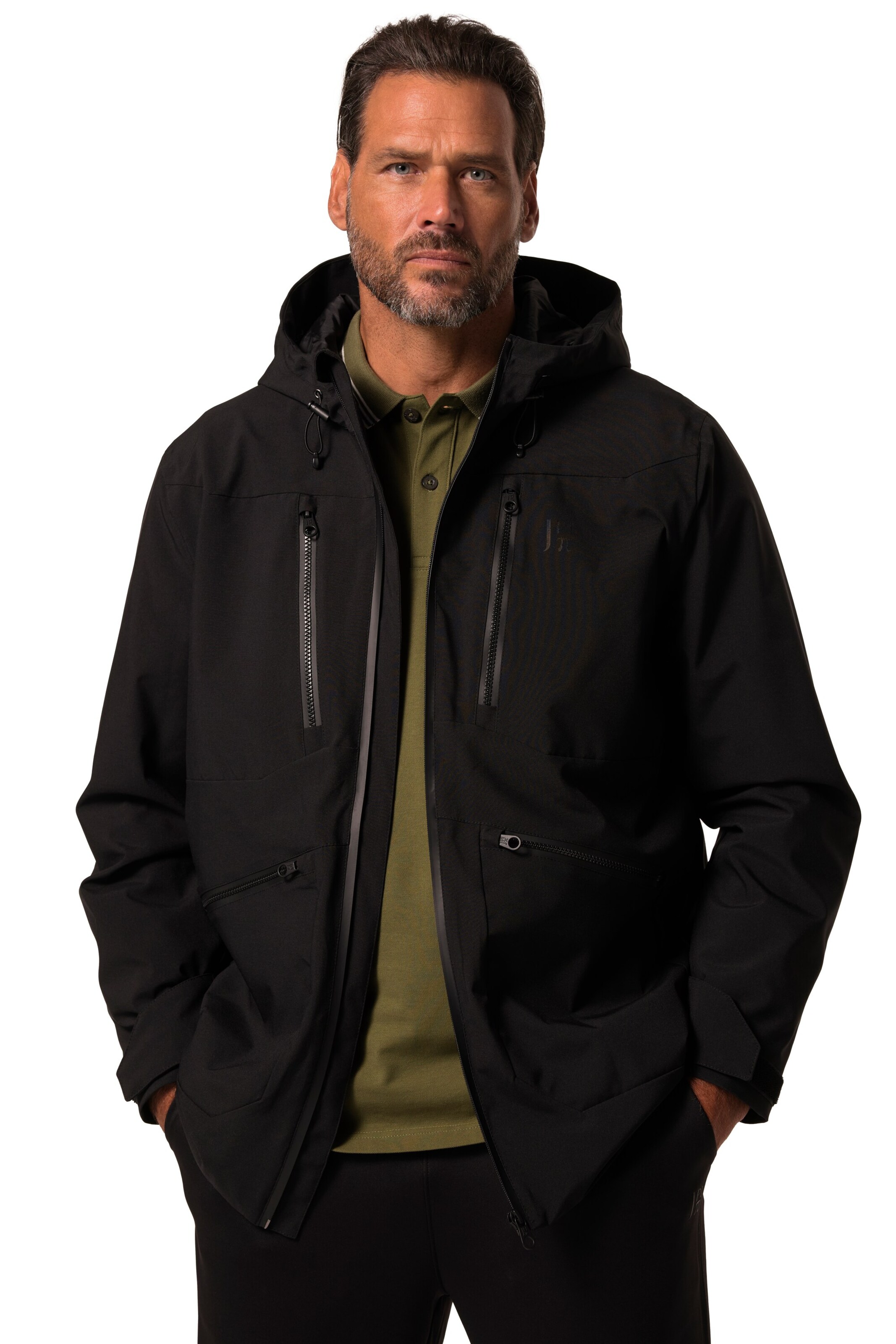 JAY-PI Performance Jacket in Black: front