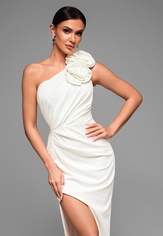 Ombre Evening dress in White