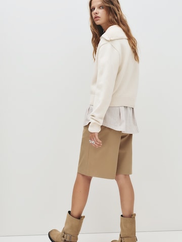 Pull&Bear Sveter 'PACIFIC' - Béžová