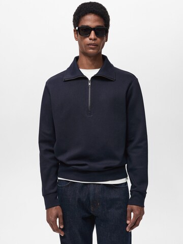 MANGO MAN Sweatshirt 'Winne' in Blue: front