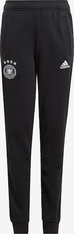 ADIDAS PERFORMANCE Slim fit Workout Pants 'Germany' in Black: front