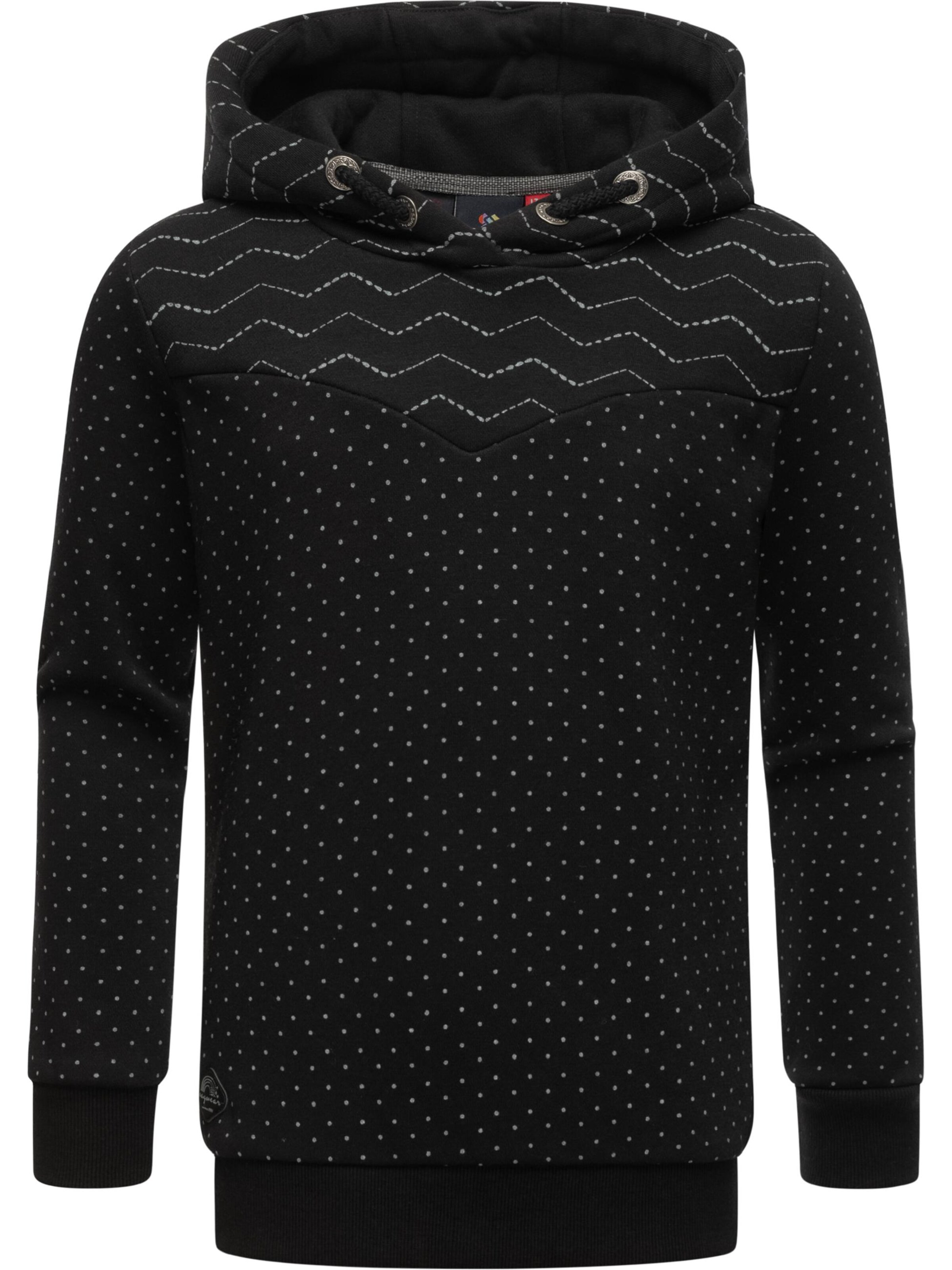 Sweat-shirt 'Kristla' Ragwear en noir : devant
