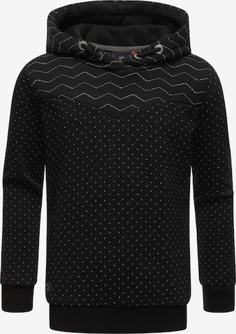 Ragwear Sweatshirt 'Kristla' in Black: front