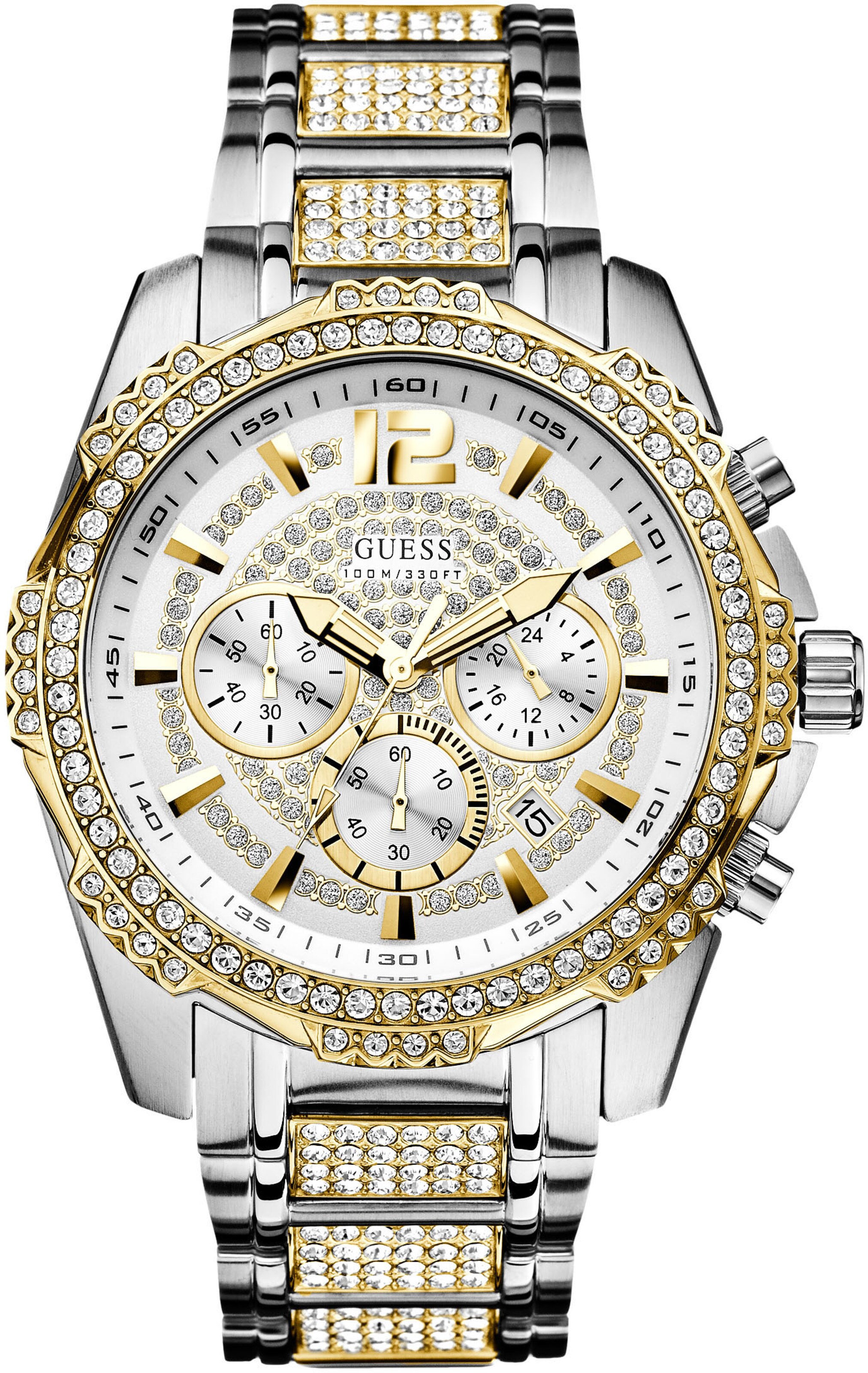 guess bedazzled watch