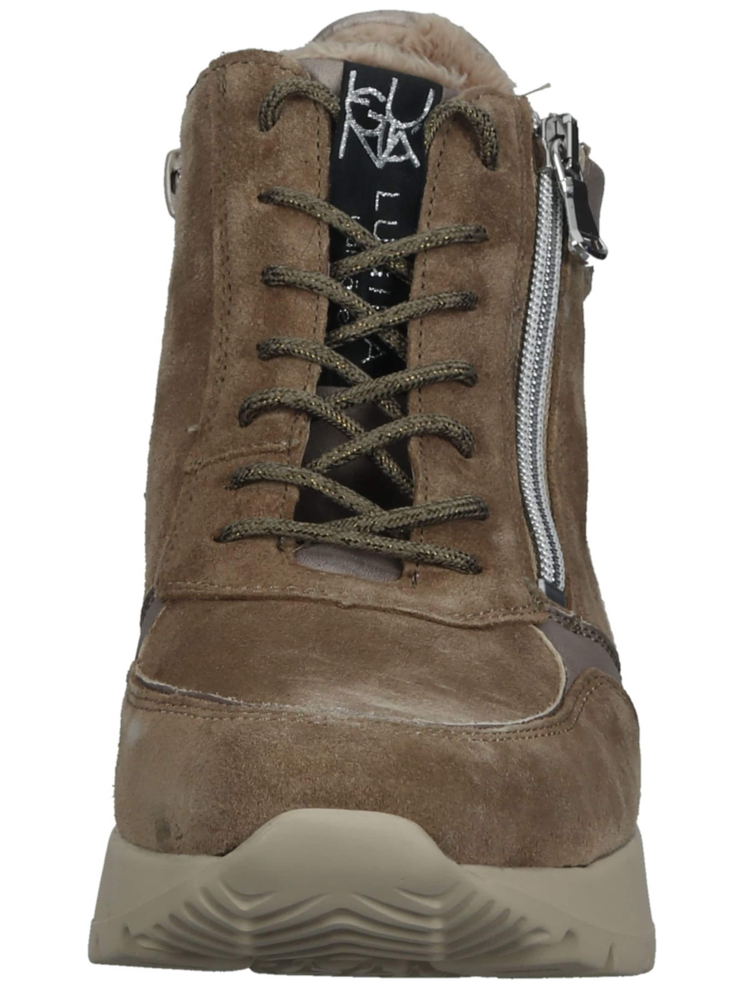 WALDLÄUFER Schnürstiefelette in Beige