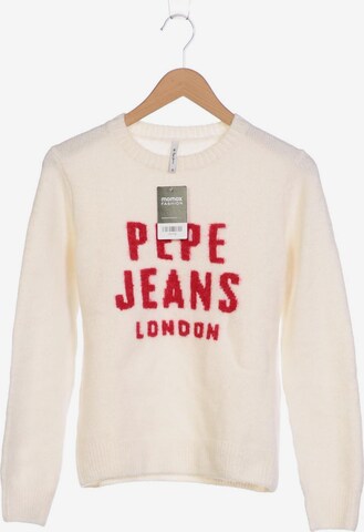 Pepe Jeans Pullover XS in Weiß: predná strana