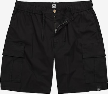 Pantalon cargo STHUGE en noir : devant