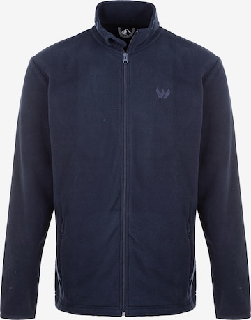 Whistler Athletic Fleece Jacket 'Cocoon' in Blue: front