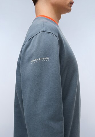 NAPAPIJRI Sweatshirt 'B-Badge' in Grijs