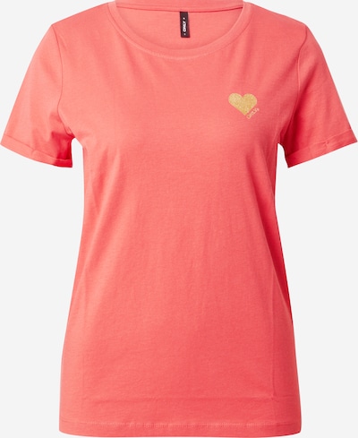 ONLY T-shirt 'Kita' en rouge feu, Vue avec produit