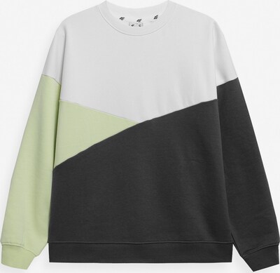 4F Sportska sweater majica u zelena / crna / bijela, Pregled proizvoda